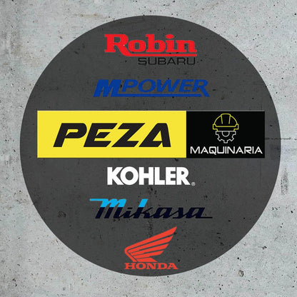 Mofle Silenciador Motor Robin Subaru Eh12 Compactadora