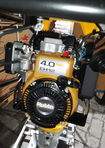 Compactadora Bailarina Apisonador Powerrobin Motor Robin EH12