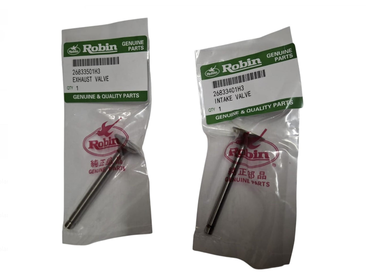 Kit Valvulas Escape Admision  Motor Robin Eh12 Compactadora