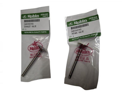 Kit Valvulas Escape Admision  Motor Robin Eh12 Compactadora